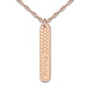 Thumbnail Image 0 of Engravable Pendant Necklace 14K Rose Gold 18"