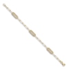 Thumbnail Image 2 of High-Polish Oval Link Bracelet 14K Yellow Gold 7"