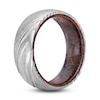 Thumbnail Image 2 of Men's Wedding Band Black Wood/Damascus Steel 7.0mm