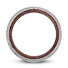 Thumbnail Image 4 of Men's Wedding Band Black Wood/Damascus Steel 7.0mm
