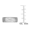 Thumbnail Image 4 of Men's Wedding Band Black Wood/Damascus Steel 7.0mm