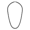 Thumbnail Image 1 of 1933 by Esquire Men's Natural Black Spinel Necklace Sterling Silver 24"