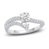 Thumbnail Image 1 of Diamond 2-Stone Ring 5/8 ct tw Round 14K White Gold