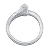 Thumbnail Image 3 of Diamond 2-Stone Ring 5/8 ct tw Round 14K White Gold