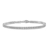 Thumbnail Image 1 of Solid Curb Chain Bracelet Platinum 8" 3.54mm