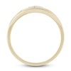 Thumbnail Image 2 of Men's Diamond Wedding Band 1/10 ct tw Round 14K Yellow Gold