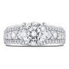 Thumbnail Image 3 of Diamond Engagement Ring 3-1/5 ct tw Round Platinum