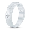 Thumbnail Image 2 of Men's Diamond Anniversary Ring 1/2 ct tw 14K White Gold