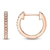 Thumbnail Image 1 of Shy Creation Diamond Huggie Hoop Earrings 1/15 ct tw 14K Rose Gold SC22004024