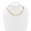 Thumbnail Image 2 of Blue Nile X Jared Tapered Oval Link Necklace 14K Yellow Gold 18"