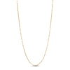 Thumbnail Image 2 of Italia D'Oro Hollow Paperclip Chain Necklace & Bracelet Set 14K Yellow Gold