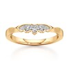 Thumbnail Image 1 of J'Lure Lab-Grown Diamond Scalloped Wedding Band 1/6 ct tw 18K Yellow Gold