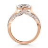 Thumbnail Image 2 of J'Lure Lab-Grown Diamond Hexagon Step-Cut Engagement Ring 3-1/2 ct tw 18K Rose Gold