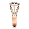 Thumbnail Image 3 of J'Lure Lab-Grown Diamond Hexagon Step-Cut Engagement Ring 3-1/2 ct tw 18K Rose Gold