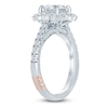 Thumbnail Image 2 of Pnina Tornai Princess-Cut Lab-Grown Diamond Halo Engagement Ring 1-3/4 ct tw 14K White Gold