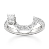 Thumbnail Image 1 of J'Lure Radiant Brilliant-Cut Lab-Grown Diamond Contour Wedding Band 7/8 ct tw 18K White Gold