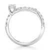 Thumbnail Image 2 of J'Lure Radiant Brilliant-Cut Lab-Grown Diamond Contour Wedding Band 7/8 ct tw 18K White Gold