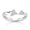 Thumbnail Image 1 of J'Lure Lab-Grown Diamond Wedding Band 1/10 ct tw 18K White Gold