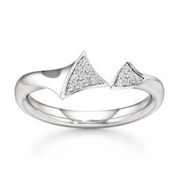 J'Lure Lab-Grown Diamond Wedding Band 1/10 ct tw 18K White Gold