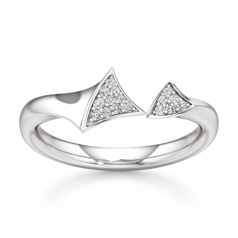 Main Image 1 of J'Lure Lab-Grown Diamond Wedding Band 1/10 ct tw 18K White Gold