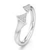 Thumbnail Image 4 of J'Lure Lab-Grown Diamond Wedding Band 1/10 ct tw 18K White Gold