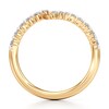 Thumbnail Image 2 of J'Lure Lab-Grown Diamond Contour Wedding Band 3/8 ct tw 18K Yellow Gold