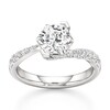 Thumbnail Image 1 of J'Lure Hexagon Brilliant-Cut Lab-Grown Diamond Bypass Engagement Ring 2-3/8 ct tw 18K White Gold