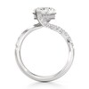 Thumbnail Image 2 of J'Lure Hexagon Brilliant-Cut Lab-Grown Diamond Bypass Engagement Ring 2-3/8 ct tw 18K White Gold