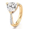 Thumbnail Image 4 of J'Lure Trillion Curved Brilliant-Cut Lab-Grown Diamond Bypass Engagement Ring 3-1/2 ct tw 18K Yellow Gold