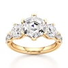 Thumbnail Image 1 of J'Lure Hexagon Step-Cut Lab-Grown Diamond Engagement Ring 4-3/4 ct tw 18K Yellow Gold
