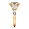 Thumbnail Image 3 of J'Lure Hexagon Step-Cut Lab-Grown Diamond Engagement Ring 4-3/4 ct tw 18K Yellow Gold
