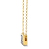 Thumbnail Image 2 of Le Vian Tramonto D'Oro Denim Ombré Sapphire Bar Necklace 14K Honey Gold 18"