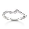 Thumbnail Image 1 of J'Lure Lab-Grown Diamond Contour Wedding Band 1/8 ct tw 18K White Gold