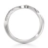 Thumbnail Image 2 of J'Lure Lab-Grown Diamond Contour Wedding Band 1/8 ct tw 18K White Gold