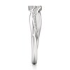 Thumbnail Image 3 of J'Lure Lab-Grown Diamond Contour Wedding Band 1/8 ct tw 18K White Gold