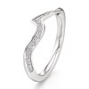 Thumbnail Image 4 of J'Lure Lab-Grown Diamond Contour Wedding Band 1/8 ct tw 18K White Gold