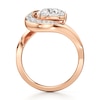 Thumbnail Image 2 of J'Lure Heart Brilliant-Cut Lab-Grown Diamond Engagement Ring 2 ct tw 18K Rose Gold