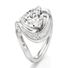 Thumbnail Image 4 of J'Lure Trillion Curved Brilliant-Cut Lab-Grown Diamond Engagement Ring 3 ct tw 18K White Gold