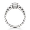 Thumbnail Image 2 of J'Lure Moval Old-Cut Lab-Created Diamond Engagement Ring 3-5/8 ct tw 18K White Gold