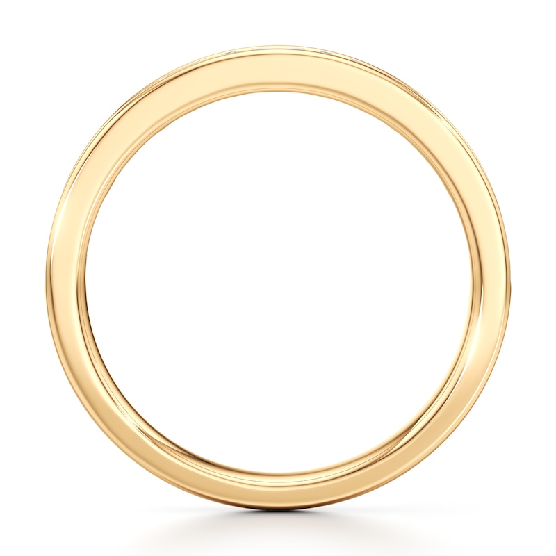 Main Image 2 of J'Lure Baguette & Round-Cut Lab-Grown Diamond Wedding Band 3/8 ct tw 18K Yellow Gold