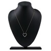 Thumbnail Image 5 of Lab-Grown Diamond Graduated Open-Heart Necklace 1 ct tw 14K Yellow Gold 18"