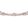 Thumbnail Image 3 of J'Lure Imperial-Emerald Step-Cut & Multi-Shape Lab-Grown Diamond Bracelet 8-7/8 ct tw 14K Rose Gold 7"