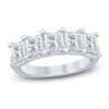 Thumbnail Image 1 of Princess-Cut Lab-Grown Diamond Five-Stone Anniversary Ring 3 ct tw 14K White Gold
