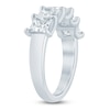 Thumbnail Image 2 of Princess-Cut Lab-Grown Diamond Five-Stone Anniversary Ring 3 ct tw 14K White Gold