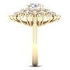 Thumbnail Image 4 of Lab-Grown Diamond Dahlia Flower Fashion Ring 4 ct tw 14K Yellow Gold