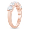 Thumbnail Image 2 of Lab-Grown Diamond Five-Stone Anniversary Ring 2 ct tw 14K Rose Gold