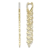 Thumbnail Image 2 of Shy Creation Diamond Mirror Chain Fringe Earrings 1/8 ct tw 14K Yellow Gold SC55026976