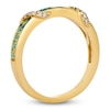 Thumbnail Image 3 of Le Vian Emerald Ombré Wrapped Ring 1/10 ct tw Diamonds 14K Honey Gold