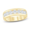 Thumbnail Image 1 of Men's Lab-Grown Diamond Seven-Stone Band 2 ct tw 14K Yellow Gold