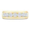 Thumbnail Image 3 of Men's Lab-Grown Diamond Seven-Stone Band 2 ct tw 14K Yellow Gold